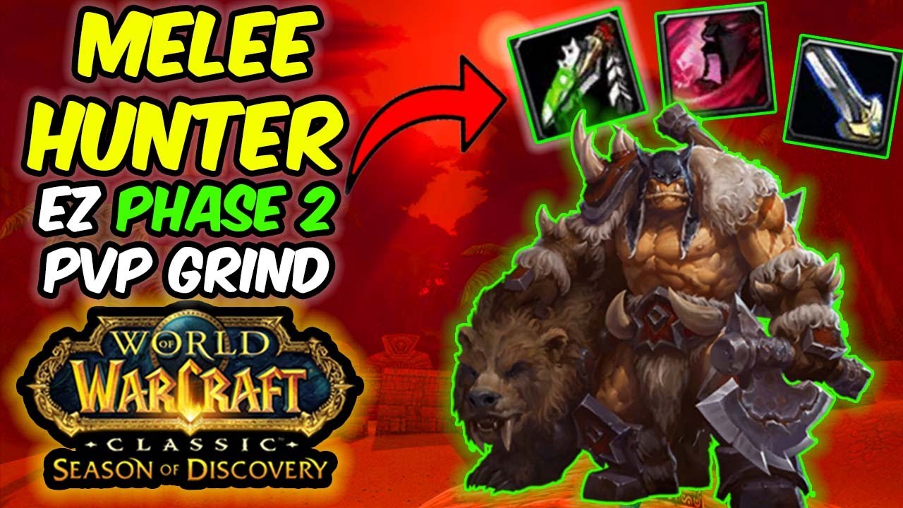 🏹 SOD Phase 2: Melee Hunter’s Guide to PvP @ 40 (Talents / Runes / Rotation / Gear❗)