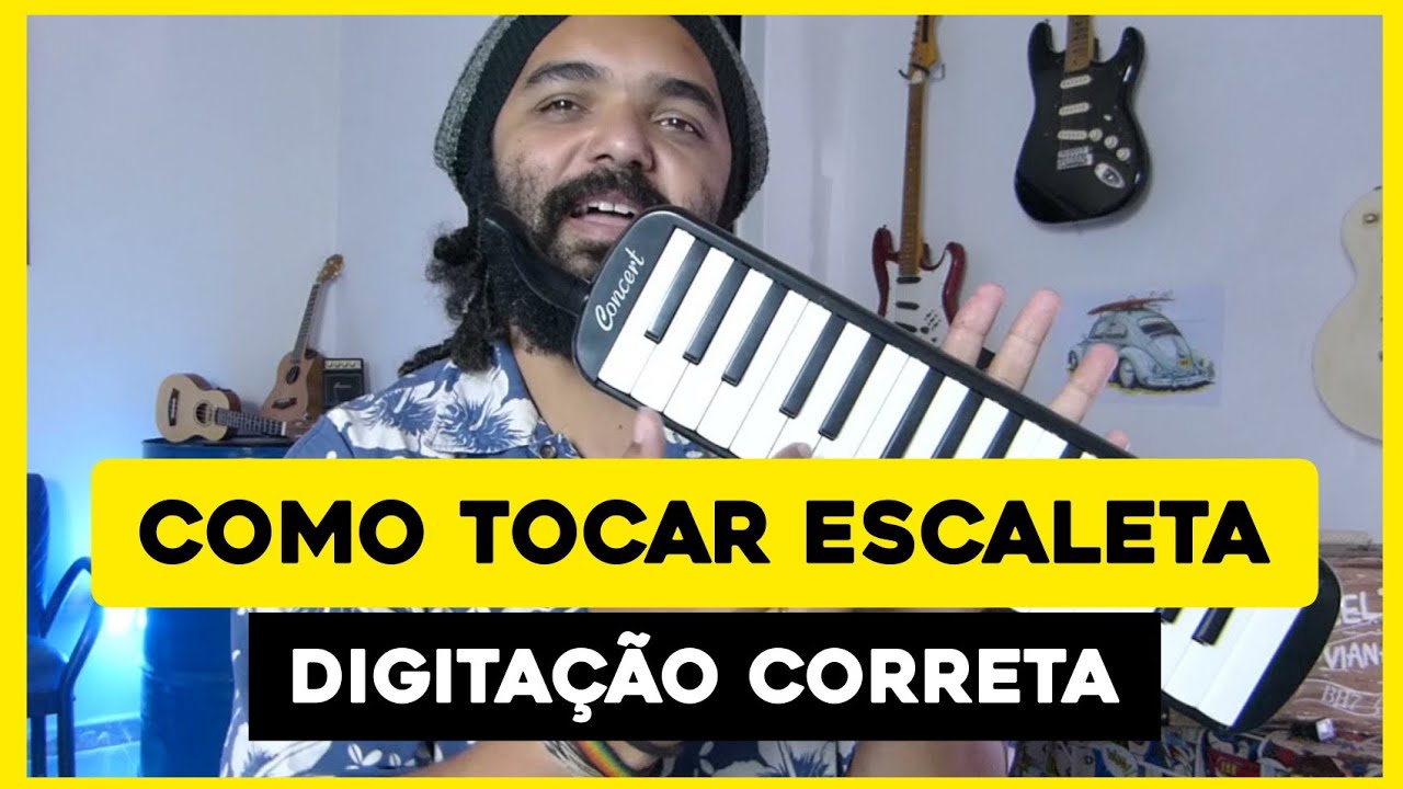 Como Tocar Escaleta - Digitação Correta Da Escala De C