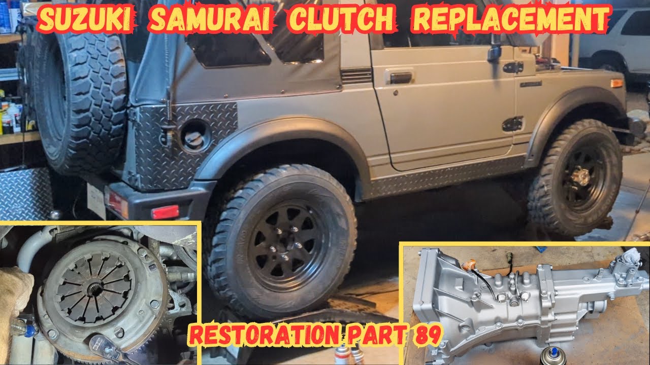 Suzuki Samurai Clutch Replacement: Restoration Part 89, Step By Step SJ410 SJ413