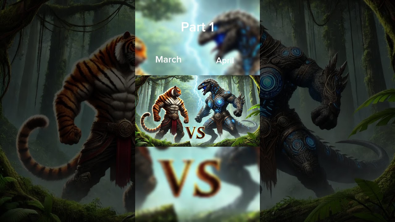 A monstrous battle of months: did your month win? #monsterbattle #mythicalcreatures #monthfight