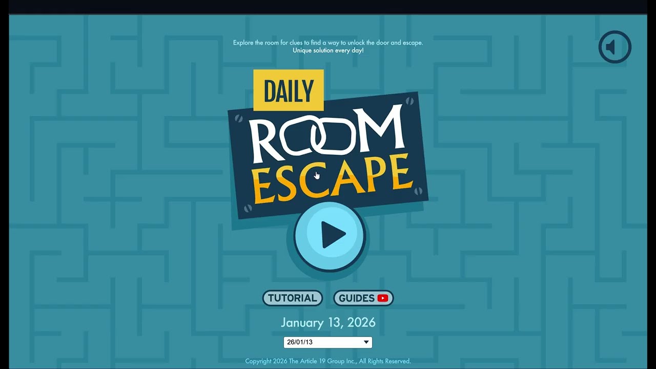 Daily Room Escape 20260113