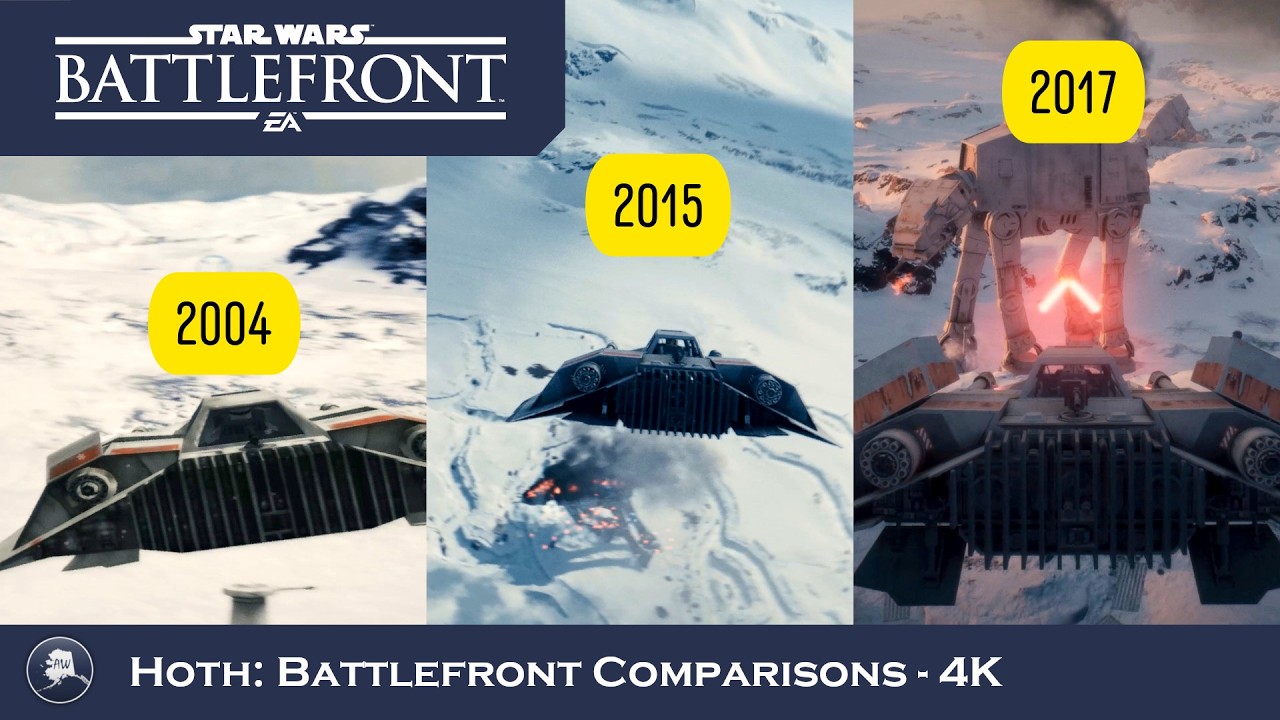 Hoth - Battlefront Comparisons (4K)