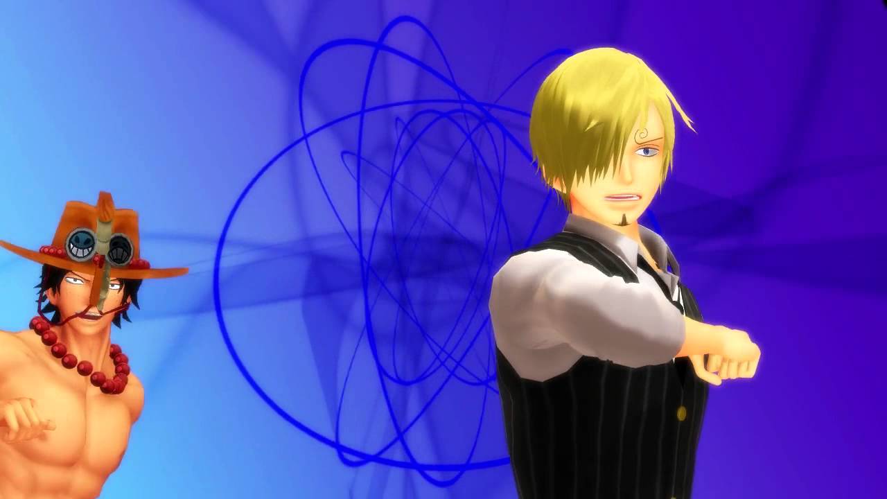 【MMDワンピ】ロー・エース・サンジでLibra（モーショントレース）