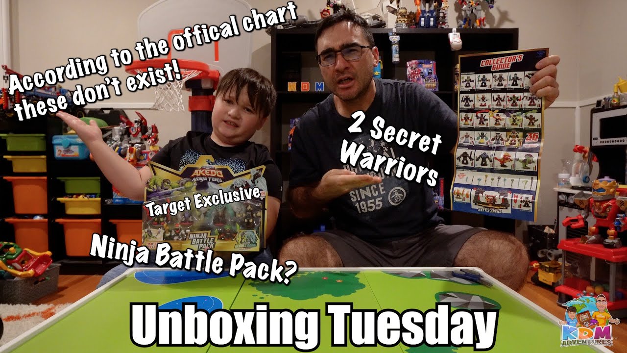 Target Exclusive Akedo Ninja Fury Battle pack Ninja bosses Spirit Weaver & boss mode Glitch Blade