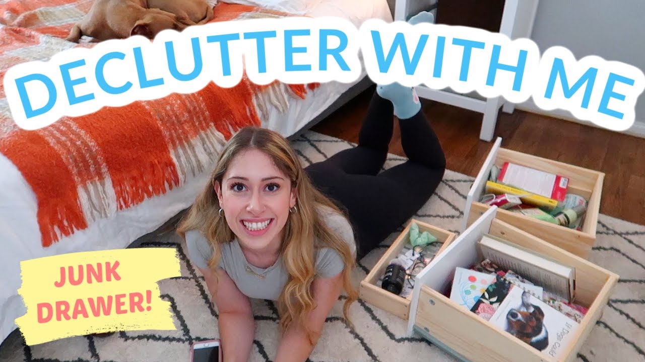 9 Step Declutter + Organize My Junk Drawer Routine! How to Organize a Junk Drawer