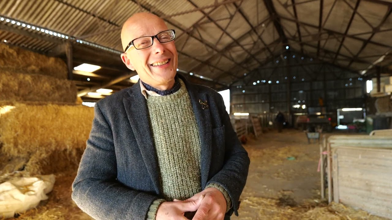 In the lambing shed