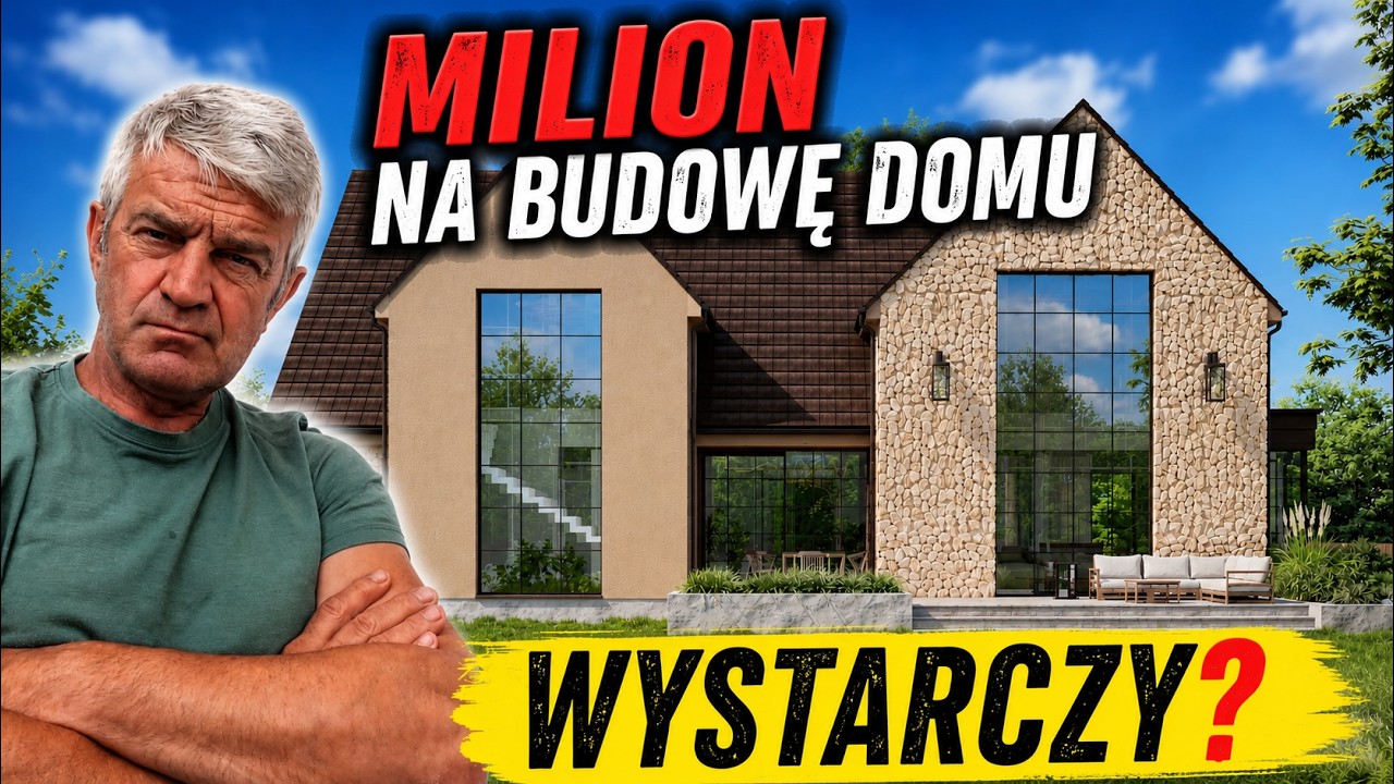 Milion na budowę domu... Czy to wystarczy?