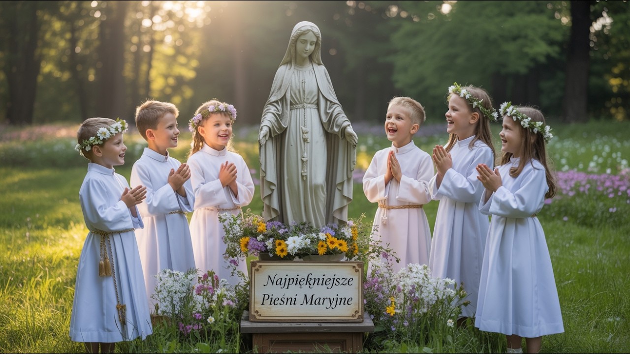 Najpiękniejsze Pieśni Maryjne - Majowa Modlitwa na Pierwsza Komunie Święta 🌸