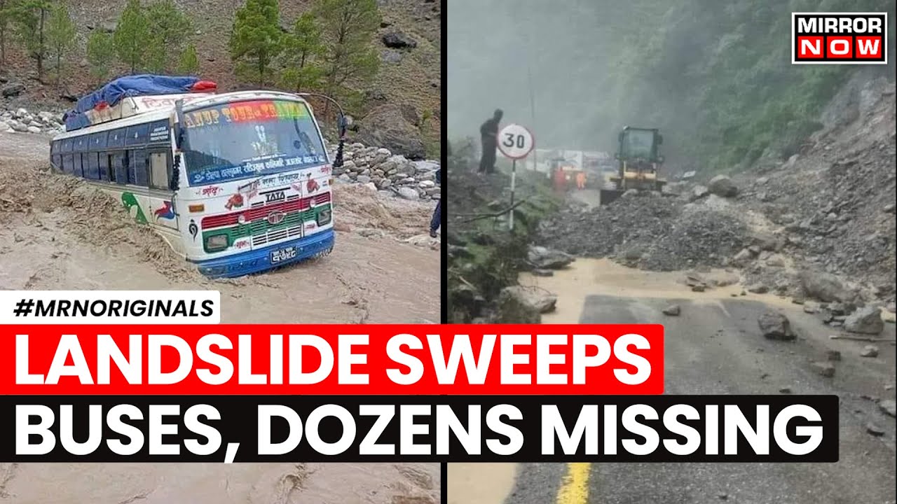 Nepal Landslide | Landslide Sweeps Away 2 Buses In Trishuli River; 63 Missing | Nepal News