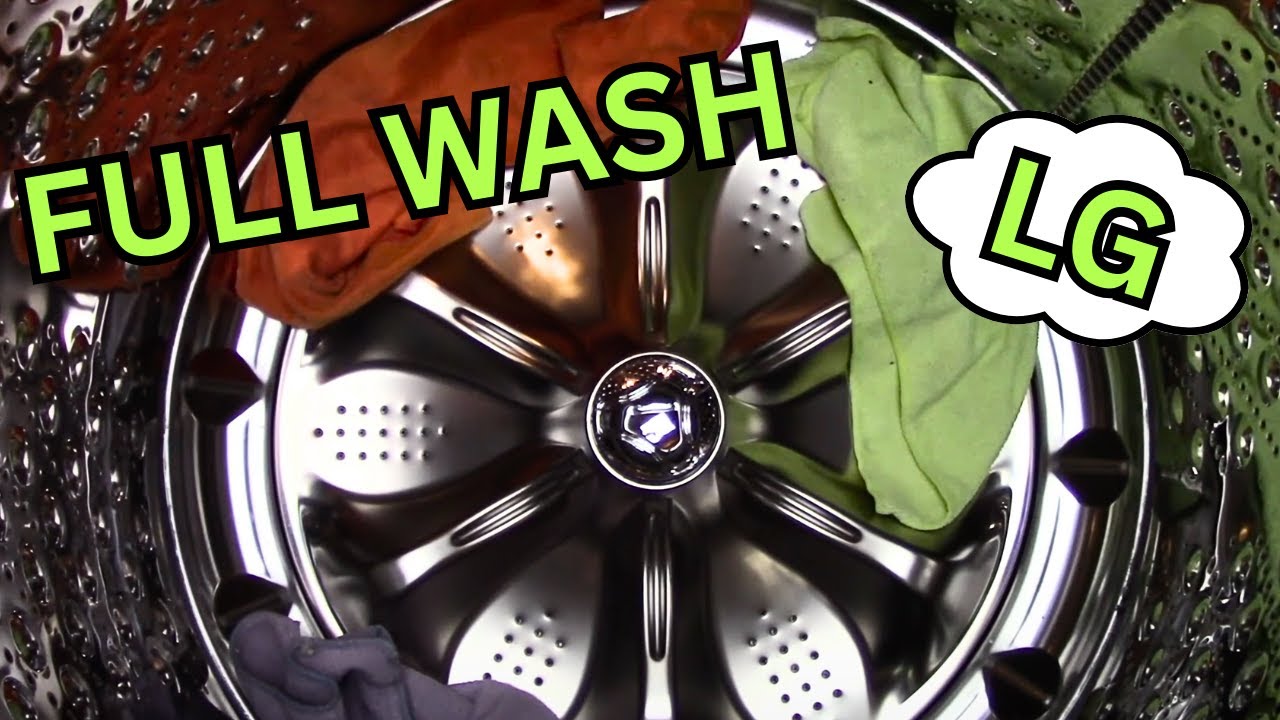 Full Wash: LG Top load Washer, Empty. WT1501CW