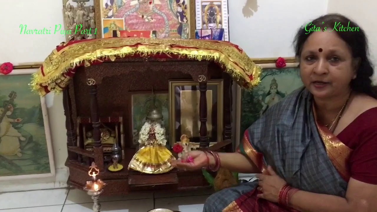 Navratri Puja    Part 1  ! How to perform puja at home!!