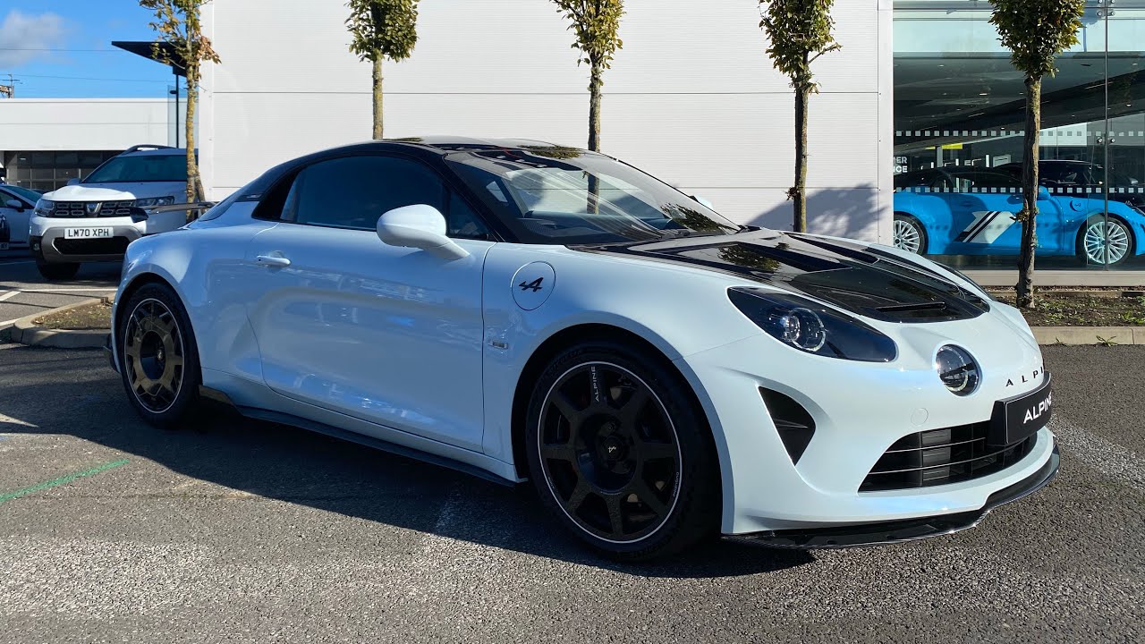 Alpine A110 R in Iridescent White