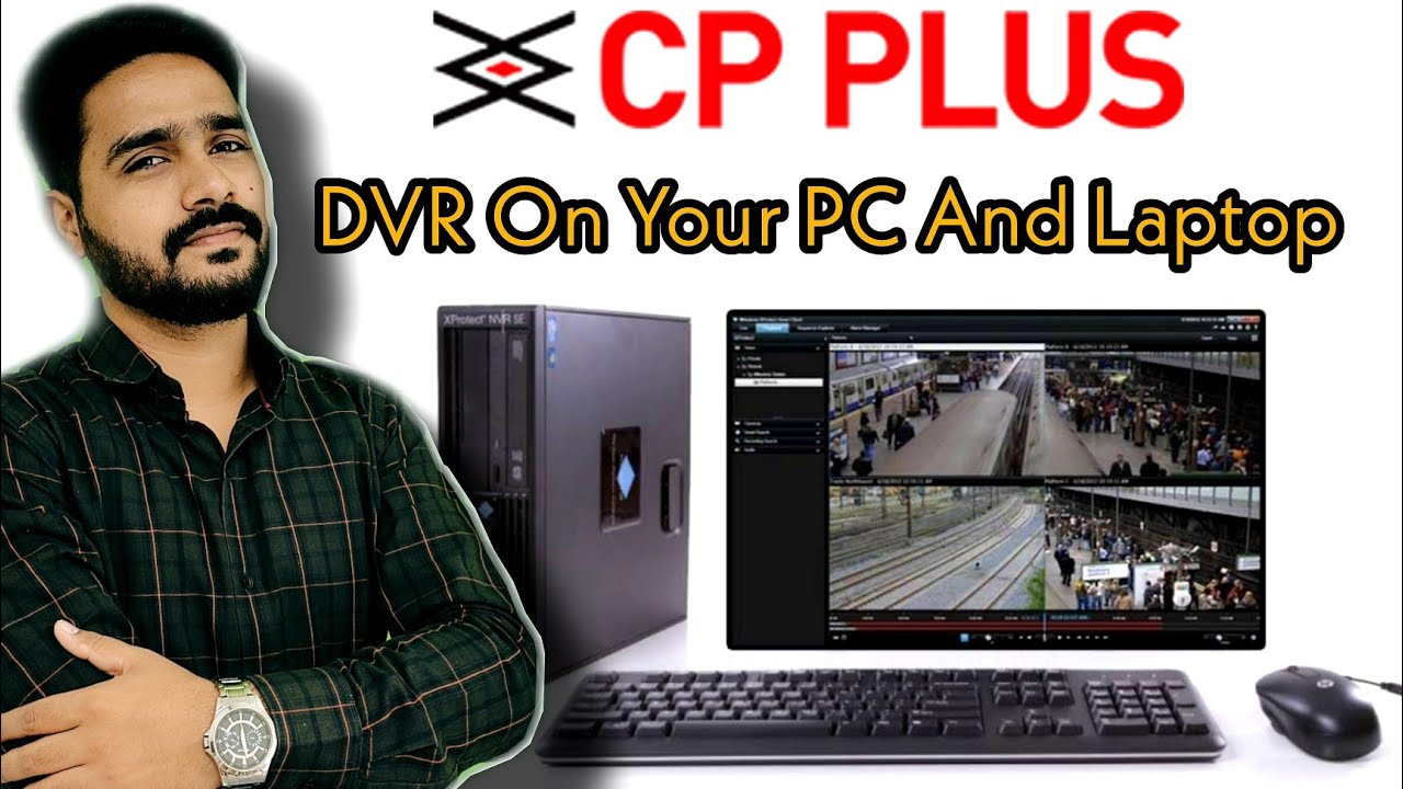 CP PLUS DVR CONFIGURATION ON LAPTOP AND PC  ⚡ HOW TO USE KVMS PRO DESKTOP SOFTWARE ⚡DVR to USB