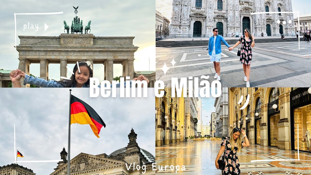 🇩🇪 2 dias em Berlim Alemanha + 1 dia em Milão 🇮🇹