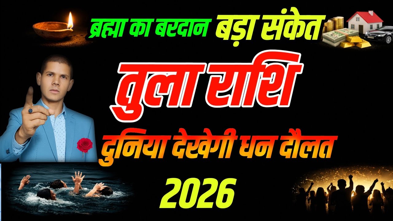 ब्रह्मा का बड़ा बरदान | तुला राशि 2026 1 June तक | बदल जायेगा भाग्य | Tula rashifal 2026