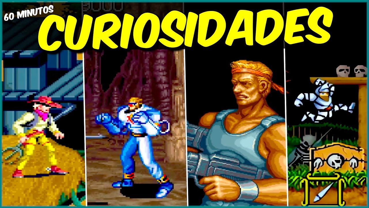 1 Hora de SEGREDOS e CURIOSIDADES sobre jogos antigos WILD GUND, BOMBERMAN, CONTRA 3 e outros...
