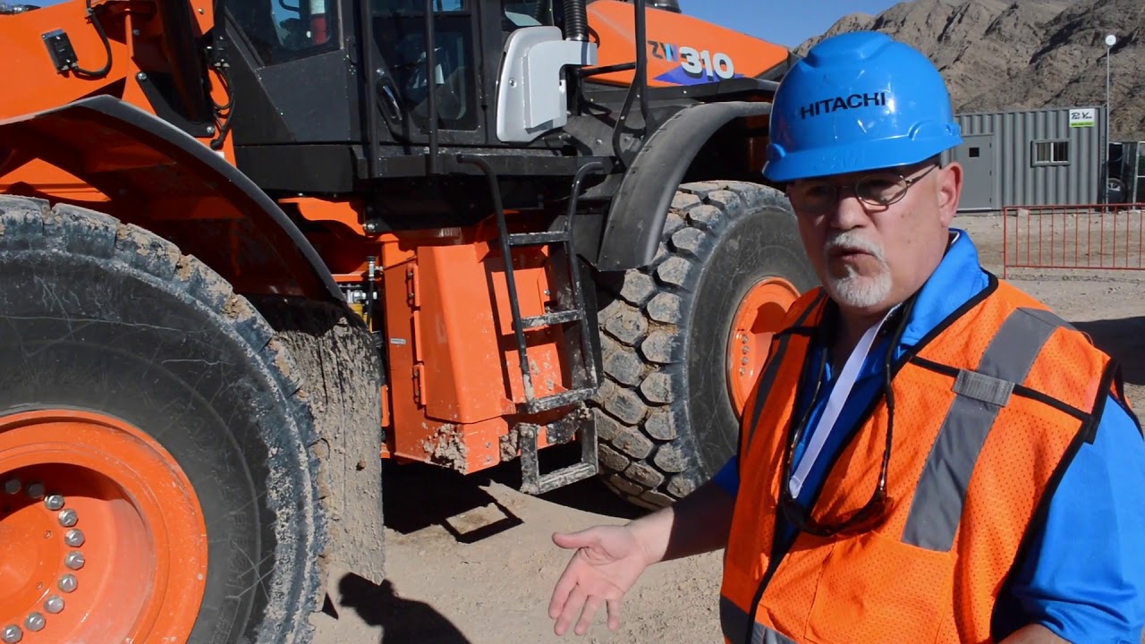 Hitachi ZW 310 6 walkthrough at Trimble Dimensions 2018