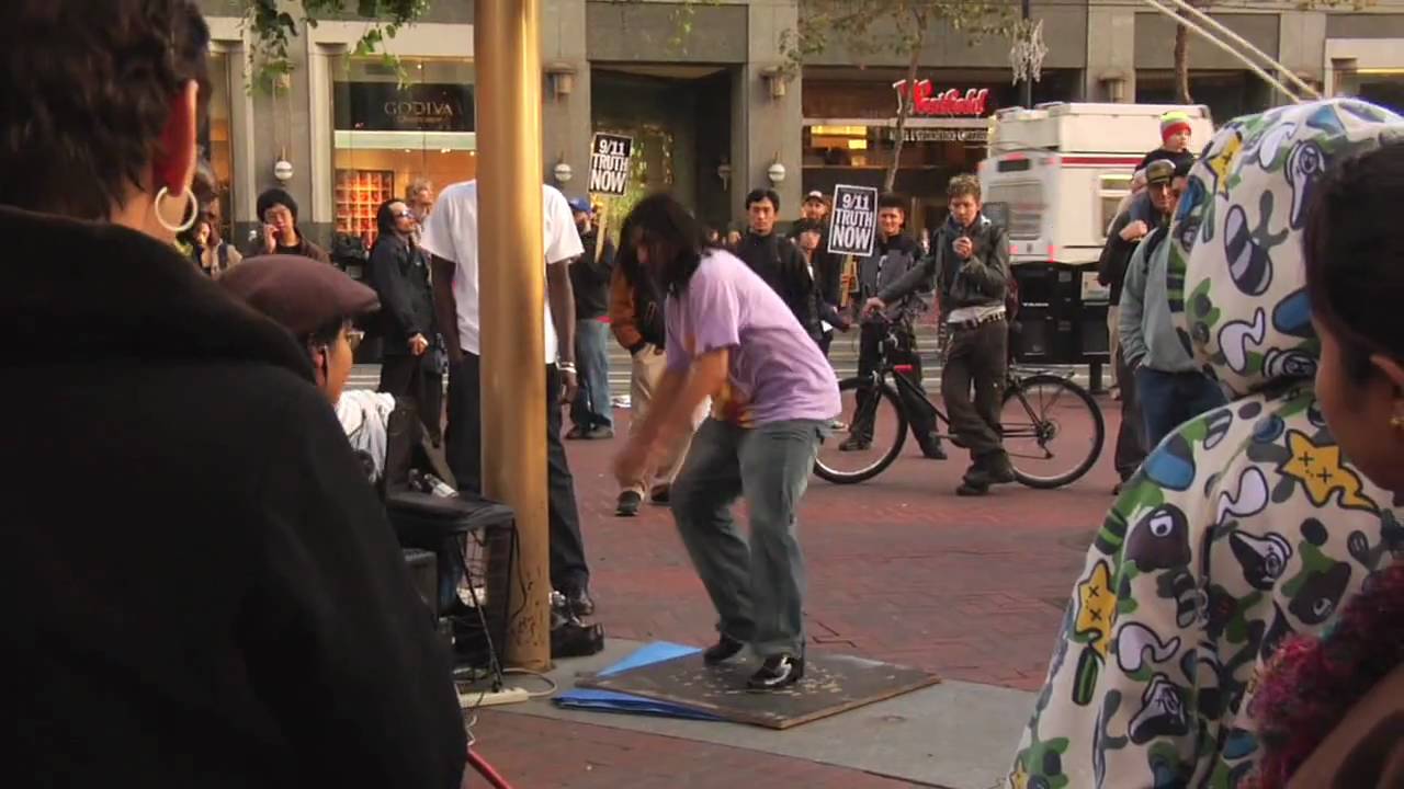 Jason Samuels Smith on Market St in San Francisco