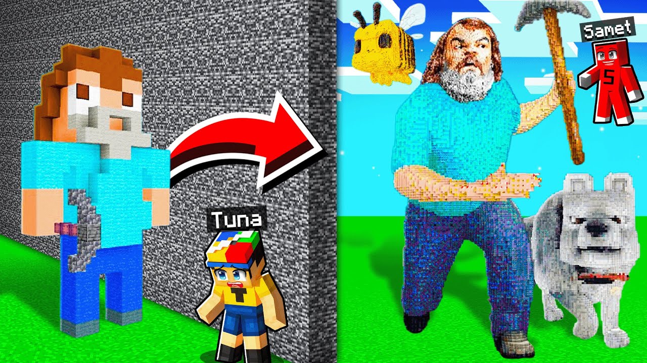 YAPI KAPIŞMASINDA MINECRAFT FİLM KARAKTERLERİ ile ARKADAŞIMI TROLLEDİM !! 💎⛏️ - Minecraft