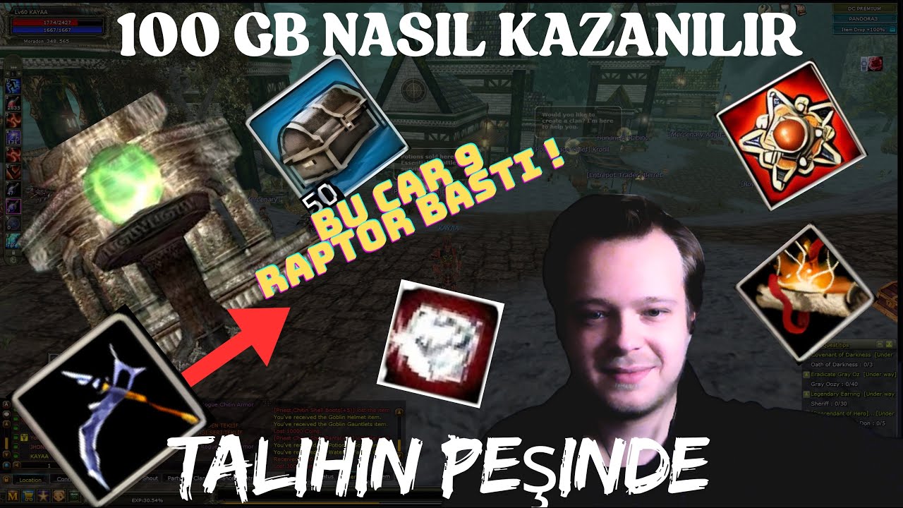 TALİHİNİN PEŞİNDE 30 GB  HİÇ BU KADAR KOLAY 100 GB OLMAMIŞTI II KNİGHT ONLİNE