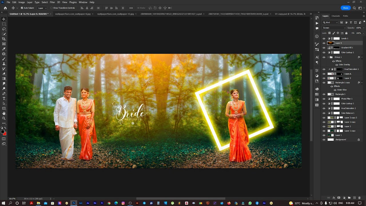 How To Wedding Manipulation Work In photoshop Tutorial Tamil  ( தமிழ் )
