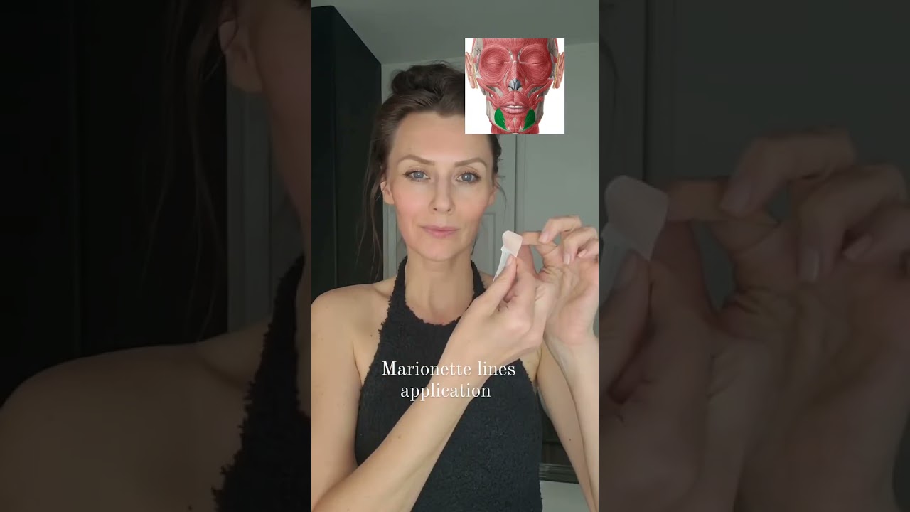 Face Tape For Wrinkles / Marionette Lines Exercises / Anti Aging Skin Products & Beauty Tips  #short
