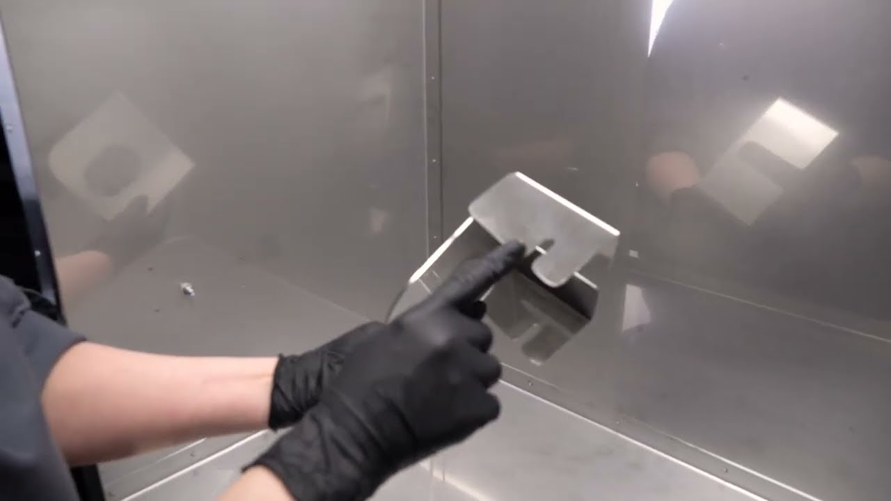 Painting Spray Cabin | KADZAMA #kadzama #chocolateworkshop #chocolate