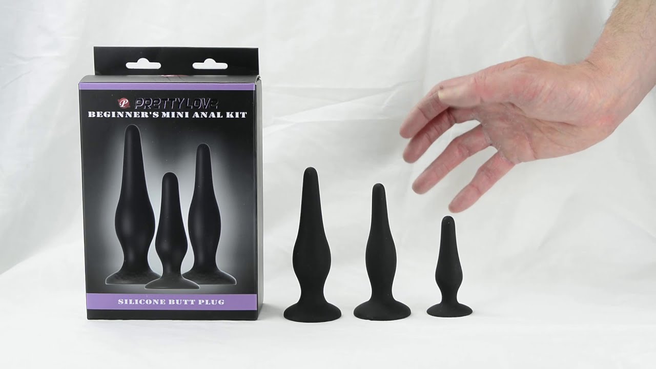 Unboxing Beginner Anal plug kit great first time anal toy kit small size Butt plugs