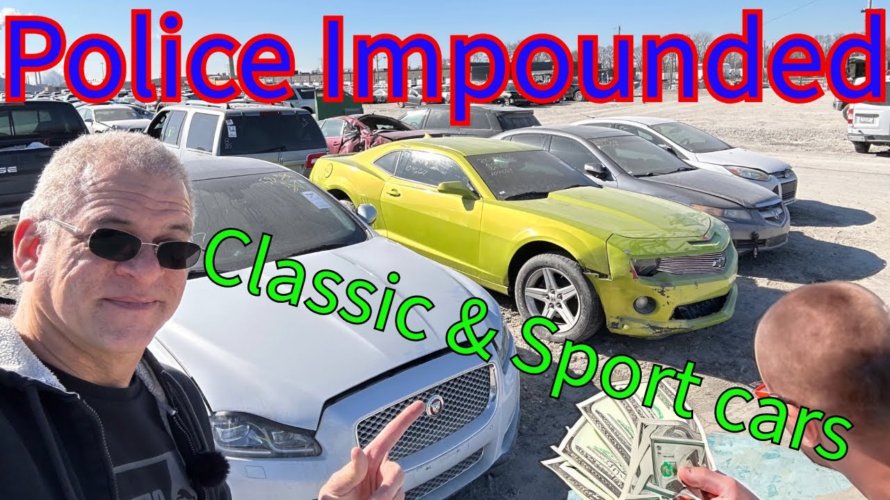 Public police auction Cool cars cheap