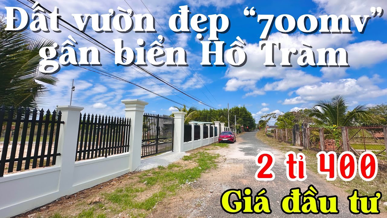 #610 Bán Đất Vườn “14x50” Gần Biển Hồ Tràm – Xuyên Mộc | Giá Tốt Đầu Tư Sinh Lời 2026 | Gần cao tốc