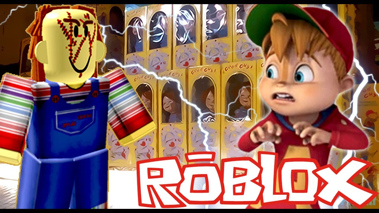 CHIPMUNK vs CHUCKY ON THE HORROR ELEVATOR |  ROBLOX