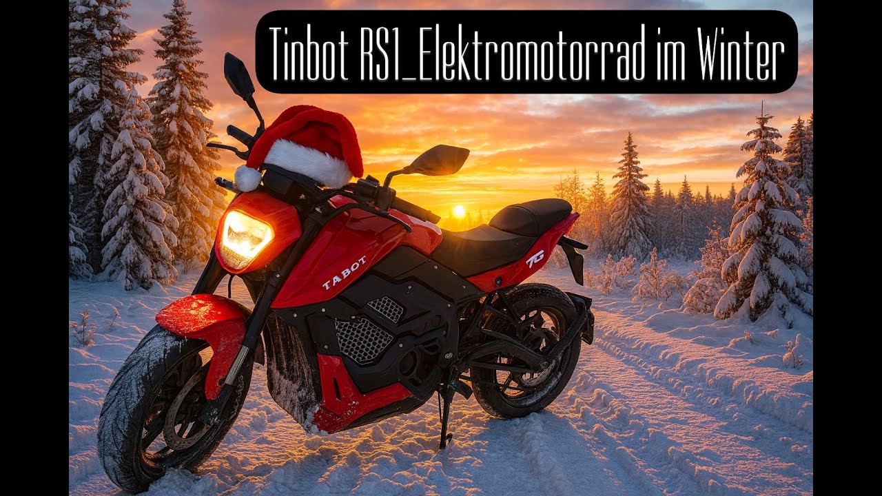 Tinbot RS1_Elektromotorrad im Winter