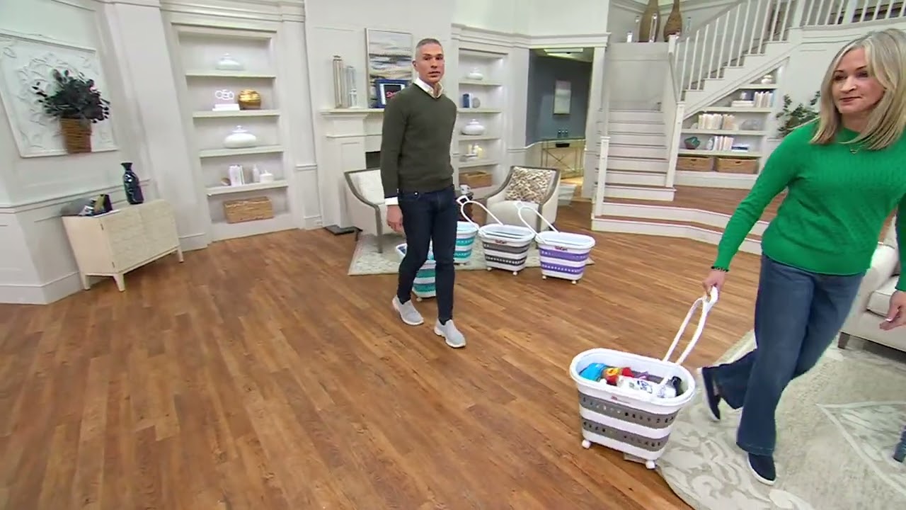 dbest Portable Folding GoCart with 360-Degree Wheels on QVC