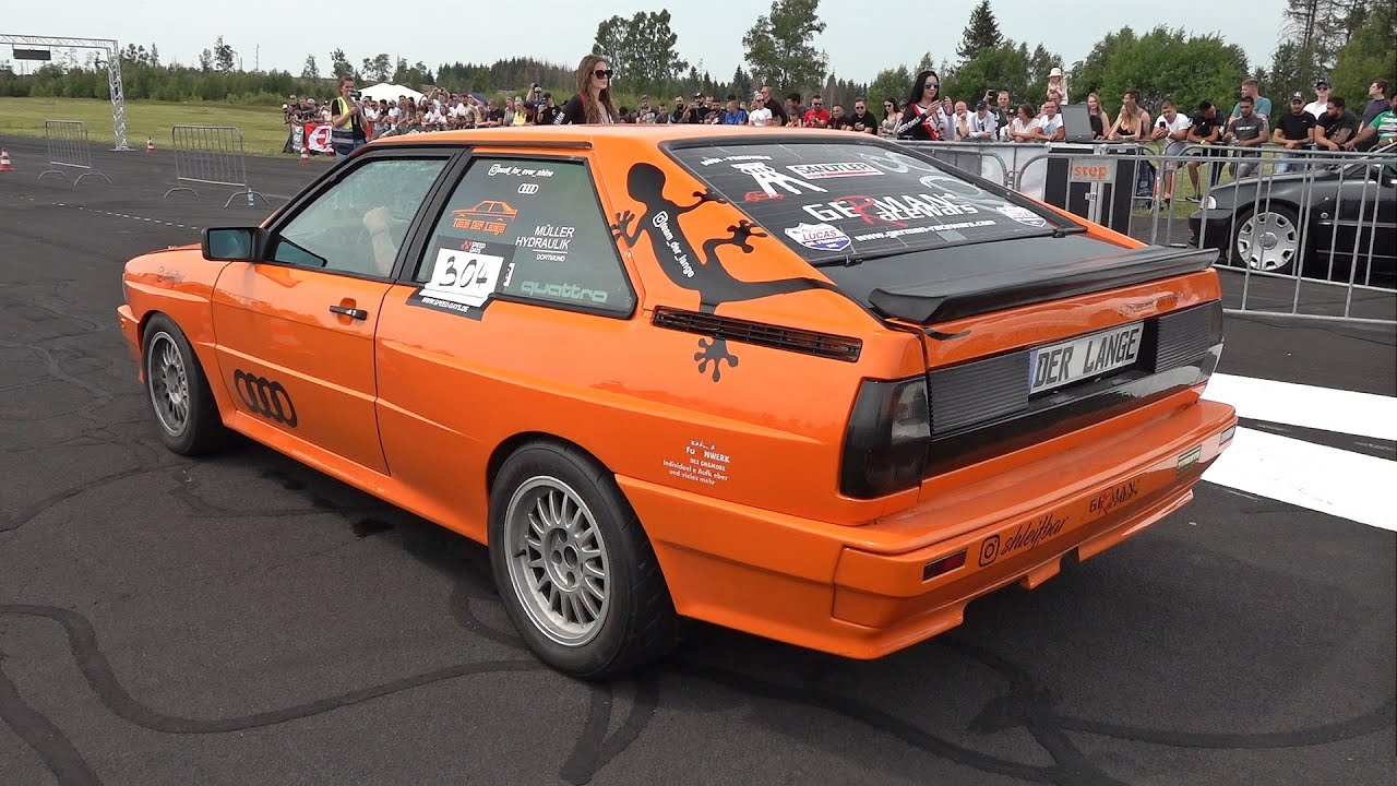 700HP Audi UrQUATTRO 5-Cylinder TURBO MONSTER - Launches, Drag Racing & Exhaust Sounds!