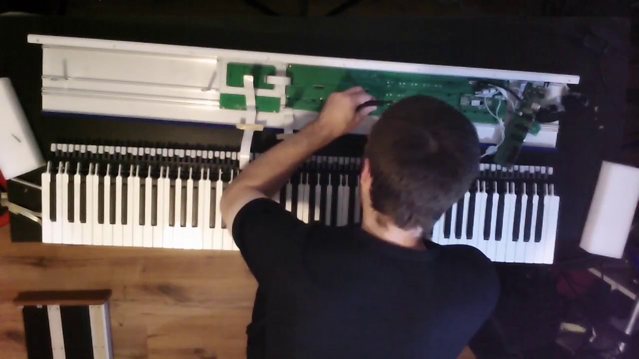 Taking Apart an Arturia KeyLab 88 MIDI Controller (Timelapse)