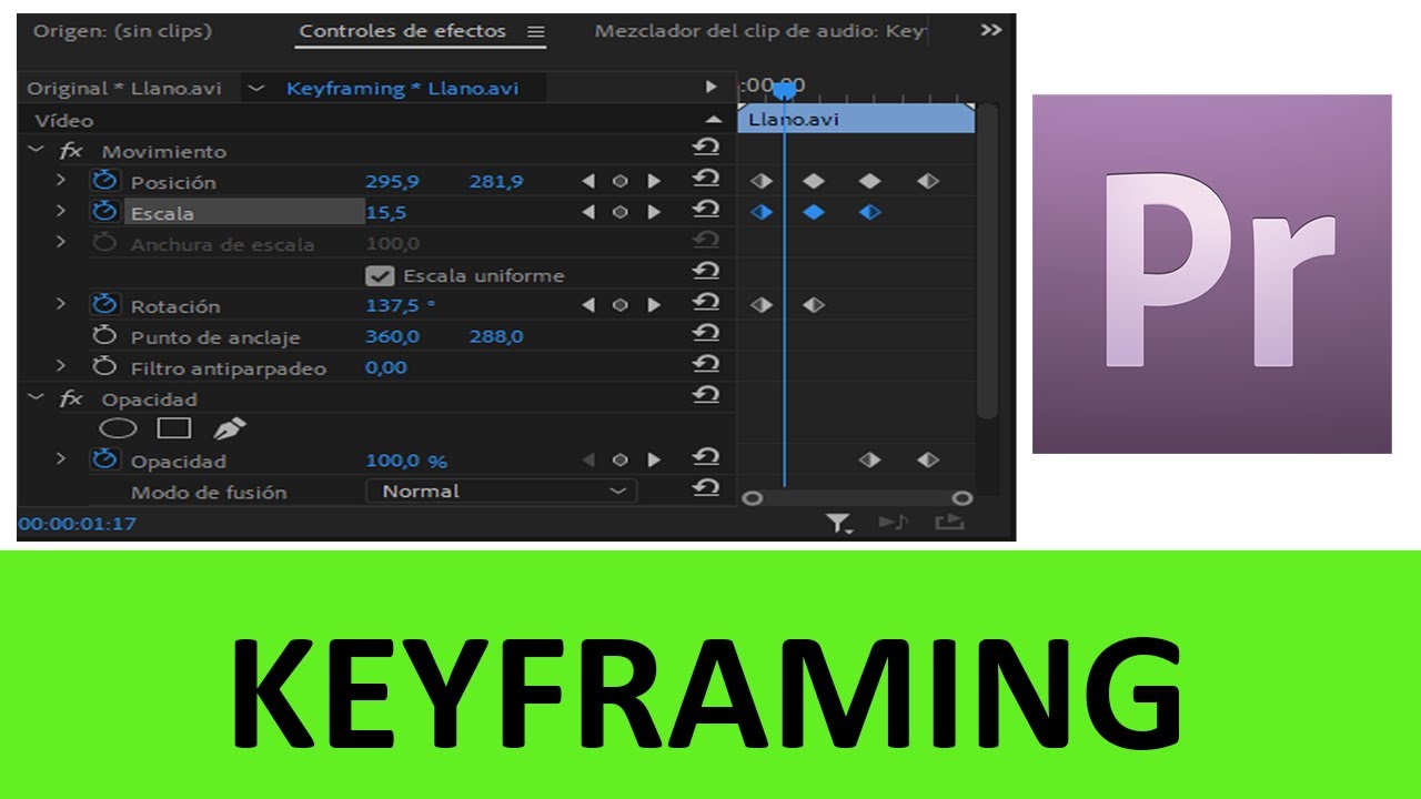 Keyframing