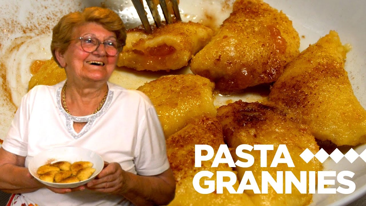 90 year old Irma makes apricot jam filled gnocchi! | Pasta Grannies