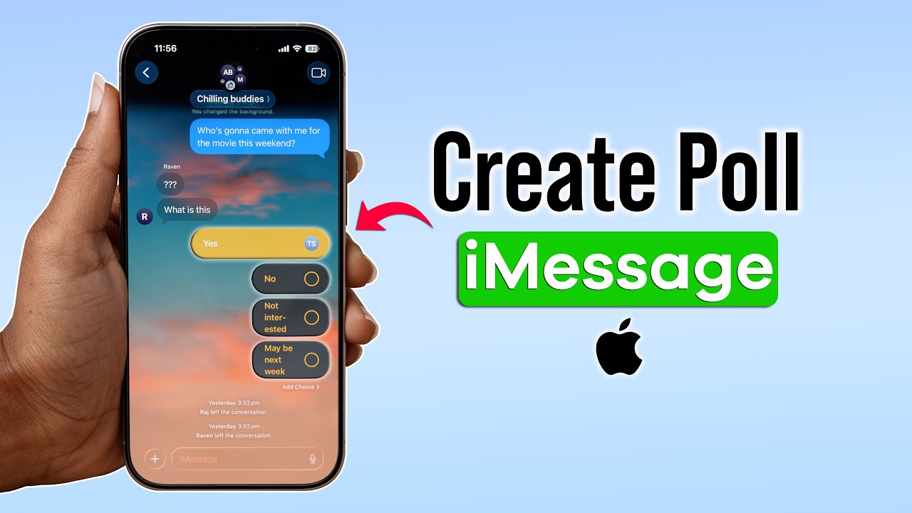 How to Create a Poll in iMessage on iPhone (iOS 26)?