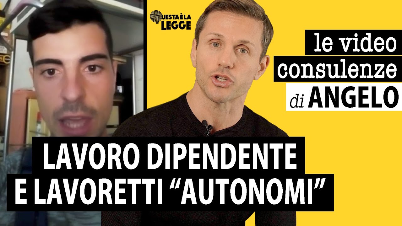 Lavoro dipendente e lavoretti “autonomi” | avv. Angelo Greco