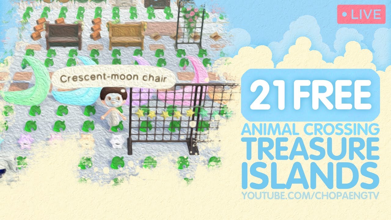 24/7 Animal Crossing FREE Treasure Islands  | Includes 2.0 ACNH Items and Villagers