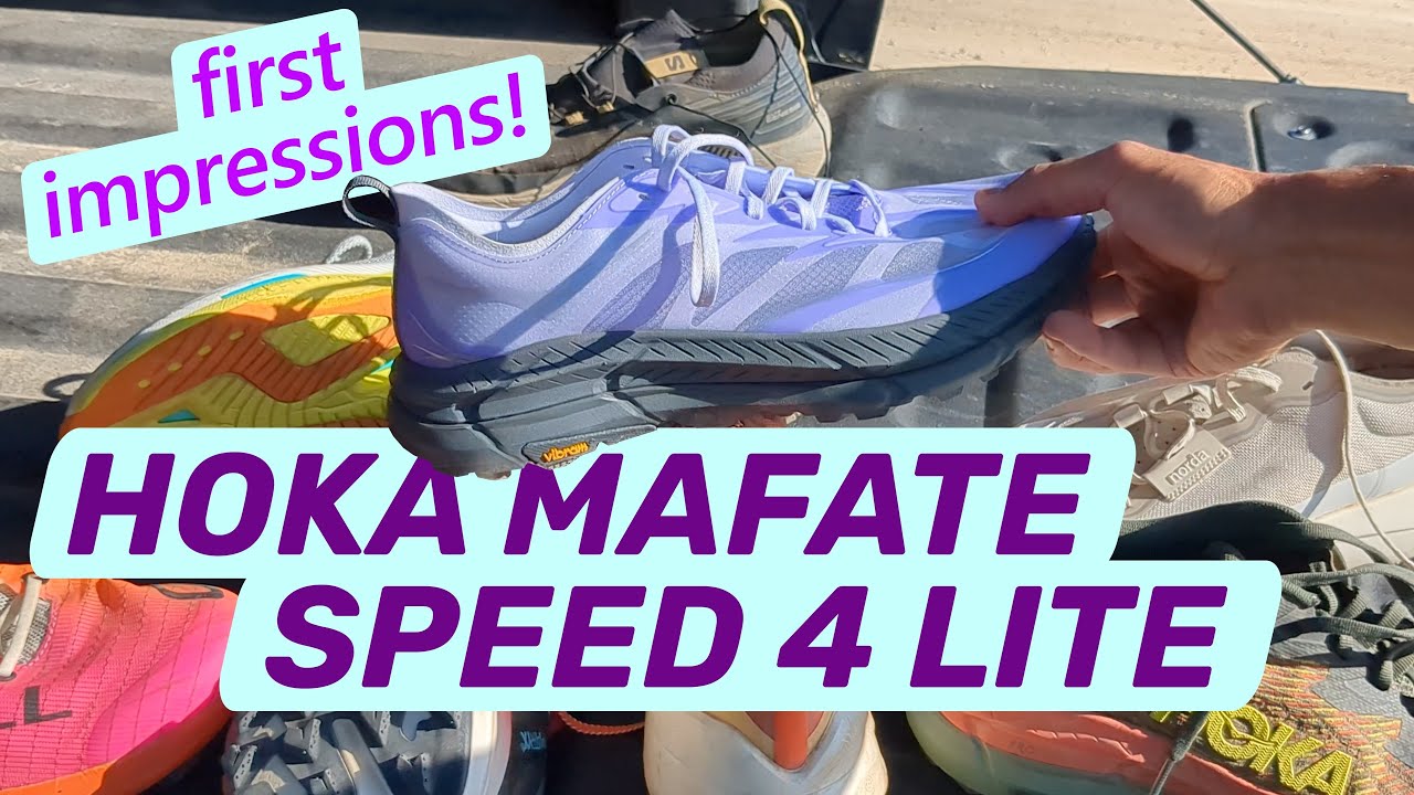 HOKA Mafate Speed 4 LITE // Will my heel survive? // CUSHION for days!