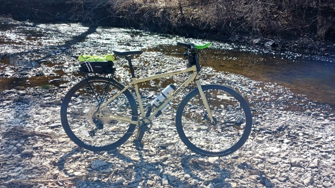 The Streamway Trail on my new Surly Bridge Club