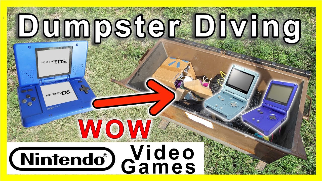 Found Nintendo Video Game consoles Dumpster Diving #180