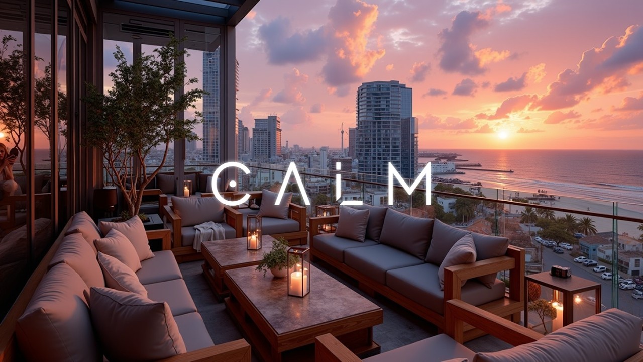 Deep House Instrumental | Sunset House Music & Relaxing Tropical House Vibes ~ Rooftop Mix