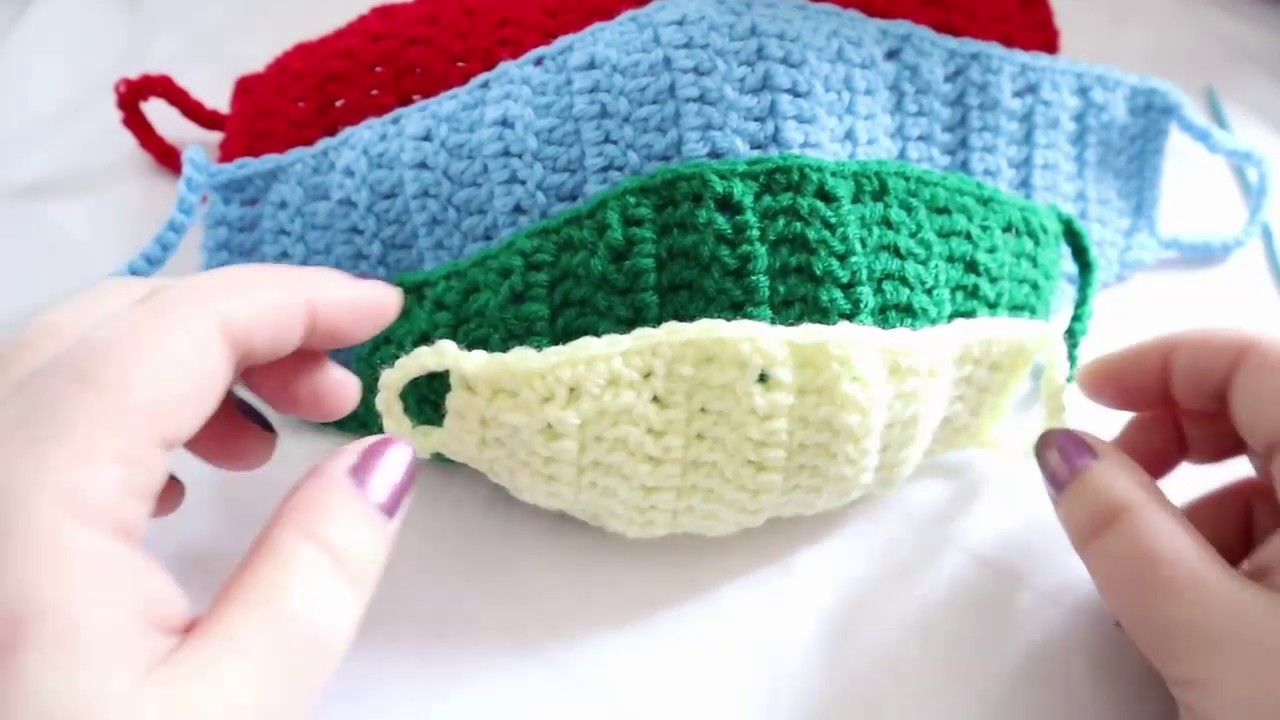 Crochet Adult & Child Face Mask