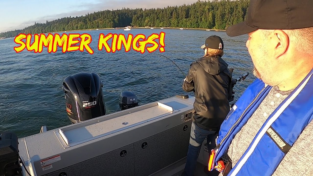 Fishing for King Salmon | Marine Area 11 Point Defiance  | July 1st 2022