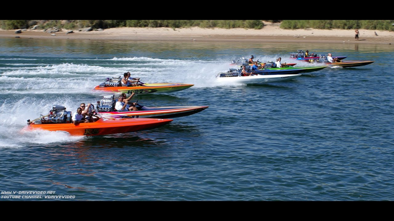 Blown K boats Cruising the River