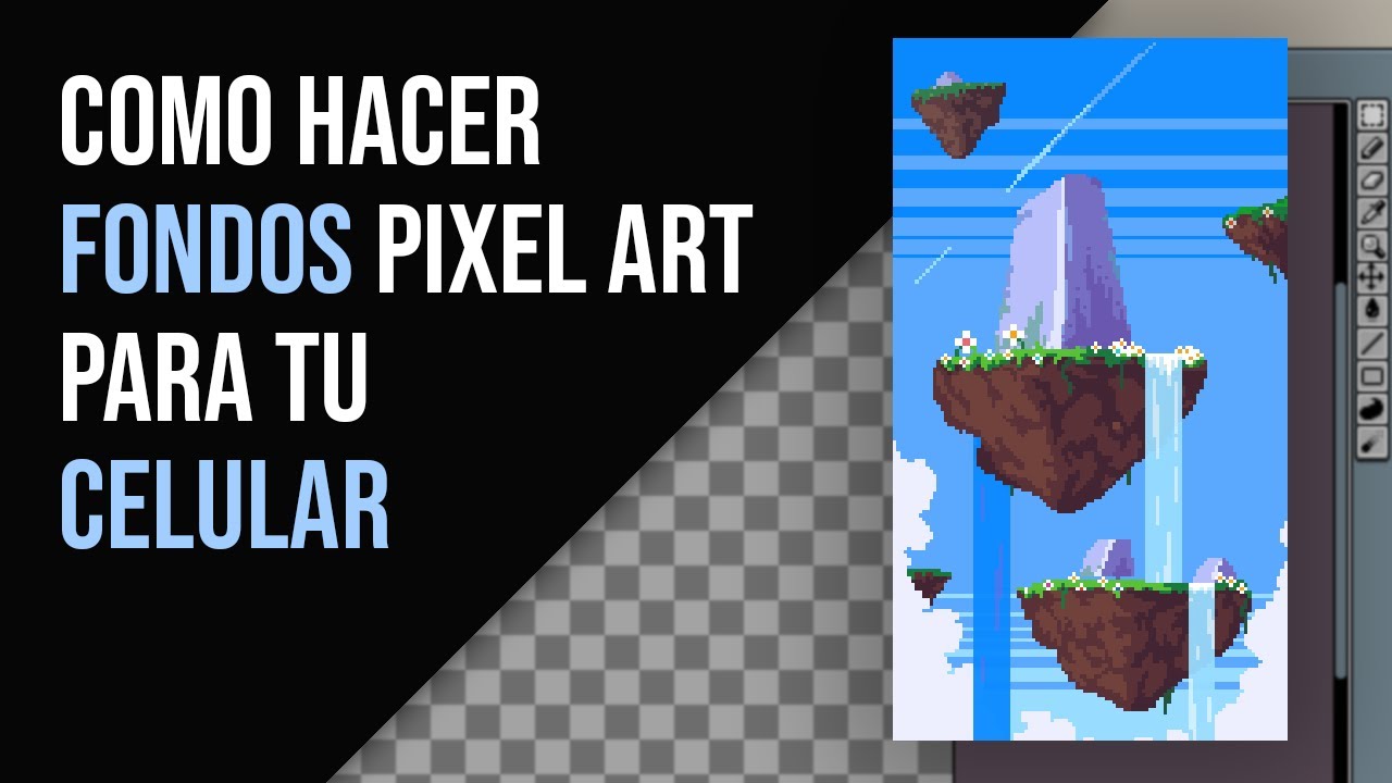 Como hacer FONDOS pixel art para tu CELULAR