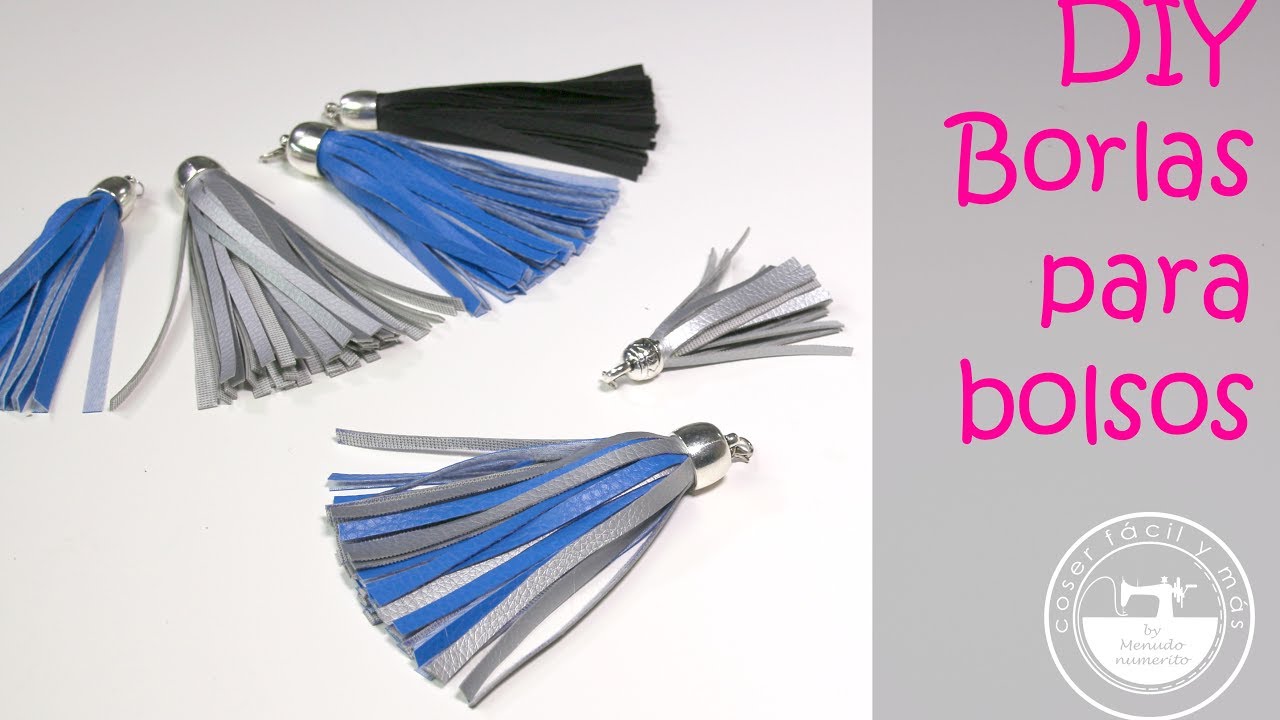 DIY cómo hacer borlas para personalizar tu bolso