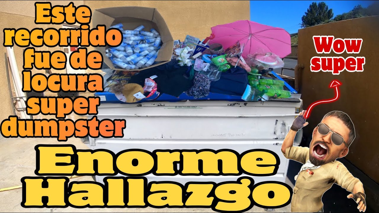 DUMPSTER DIVING-ENORME HALLAZGO ESTE RECORRIDO FUE DE LOCURA SUPER DUMPSTER DE MILLONARIOS EN USA 🤑